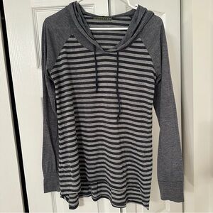 velvet Striped Pullover